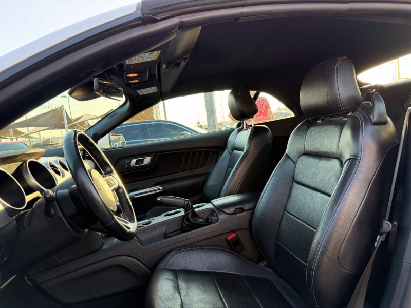 2022 Ford Mustang EcoBoost 2.3 Liters 4-cylinder Petrol Engine White Black Convertible