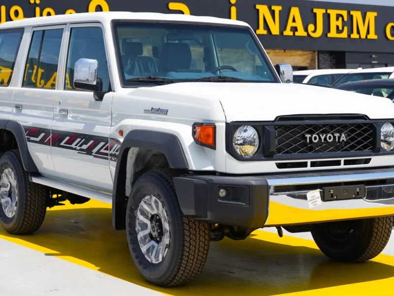 2026 Toyota Land Cruiser 70 Series 2.8L Turbo Diesel 4 Cylinders Engine White Grey SUV