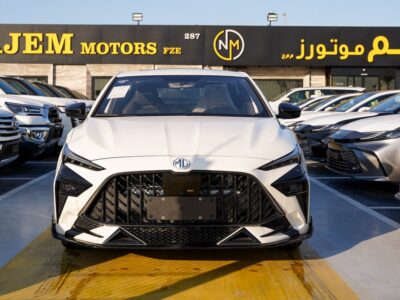 2025 MG MG6 1.5-litre turbocharged 4 Cylinders Engine White Black Sedan Automatic GCC