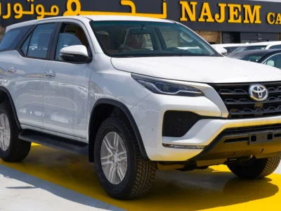 2026 Toyota Fortuner 2.7 Litres 4-cylinder Engine Petrol White Tan SUV GCC Specs