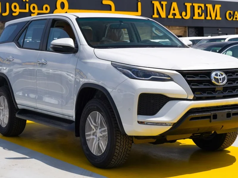 2026 Toyota Fortuner 2.7 Litres 4-cylinder Engine Petrol White Tan SUV GCC Specs