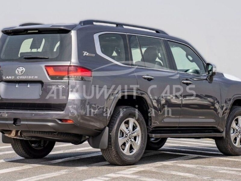 2025 Toyota Land Cruiser 300 VX 4.0 Litres 6 Cylinders Petrol Engine Grey Black SUV Automatic
