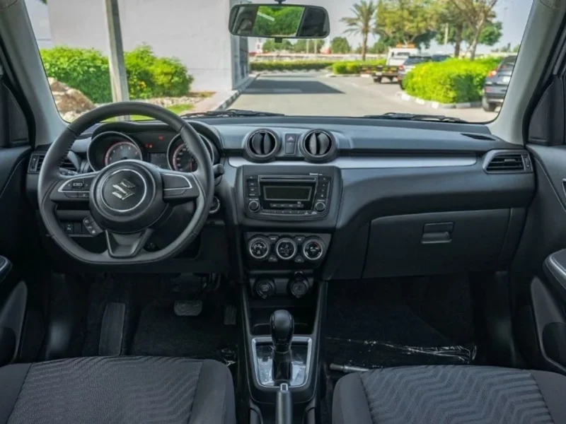 2024 Suzuki Swift GLX 1.2 Litres 4 Cylinders Petrol Engine White Black Hatchback Automatic