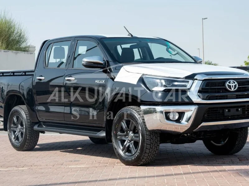2023 Toyota Hilux Double Cab 2.7 Liters 4 Cylinders Petrol Engine Black Red Pickup Truck Manual