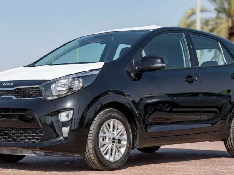 2023 Kia Picanto 1.2 Litres 4-cylinder Petrol Engine Black Hatchback Automatic
