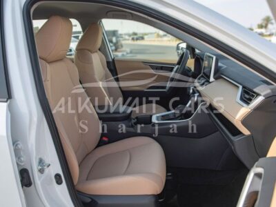 2023 Toyota RAV 4 2.5 Liters 4 Cylinders Hybrid Engine White Beige SUV Automatic GCC