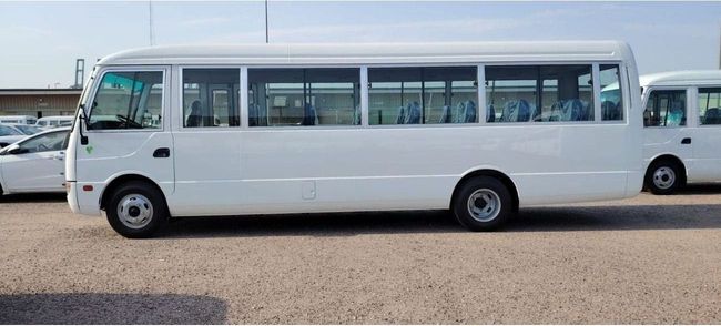 2024 Mitsubishi Rosa 4.2 Litre 4 Cylinders Diesel Engine White Blue Bus