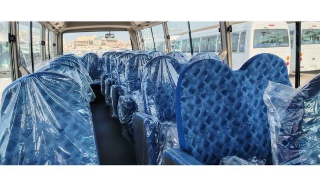 2024 Mitsubishi Rosa 4.2 Litre 4 Cylinders Diesel Engine White Blue Bus