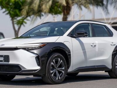 2023 Toyota bZ4X Electric Vehicle X-MODE 4WD PRO White Beige SUV 4WD