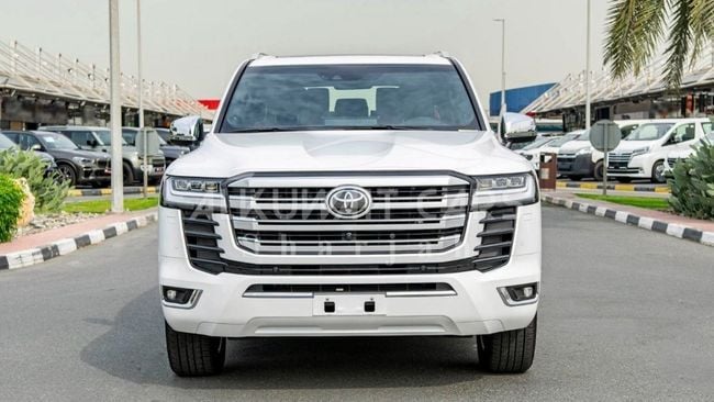 2025 Toyota Land Cruiser LC300 VXR 3.5 Liters 6 Cylinder Petrol Engine White Red SUV