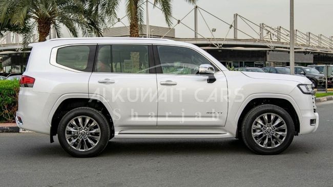 2025 Toyota Land Cruiser LC300 VXR 3.5 Liters 6 Cylinder Petrol Engine White Red SUV