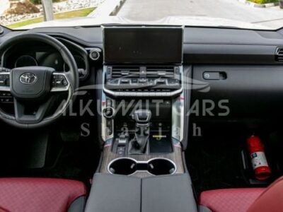 2025 Toyota Land Cruiser LC300 VXR 3.5 Liters 6 Cylinder Petrol Engine White Red SUV