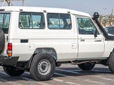 2024 Toyota Land Cruiser 70 Hard Top 3-Door 4.2-liter Diesel Engine White Grey SUV