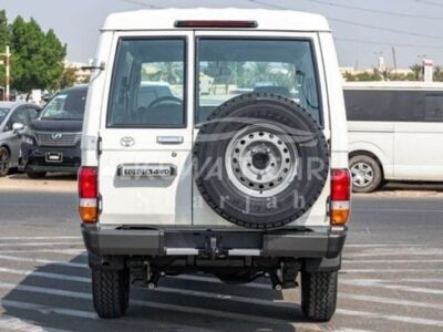 2024 Toyota Land Cruiser 70 Hard Top 3-Door 4.2-liter Diesel Engine White Grey SUV