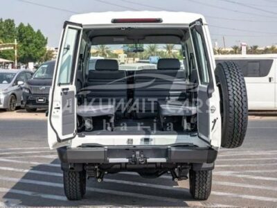 2024 Toyota Land Cruiser 70 Hard Top 3-Door 4.2-liter Diesel Engine White Grey SUV