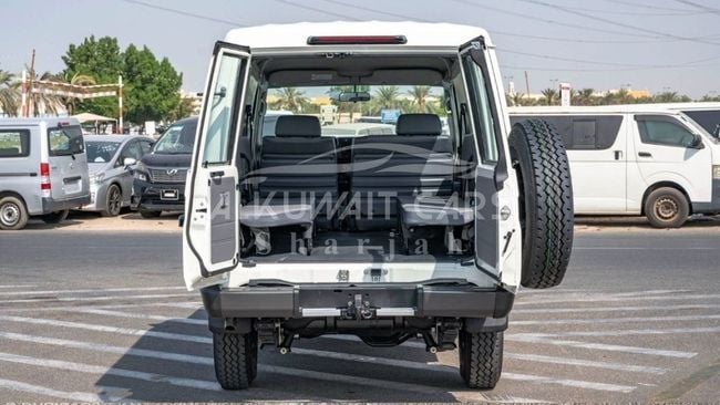 2024 Toyota Land Cruiser 70 Hard Top 3-Door 4.2-liter Diesel Engine White Grey SUV