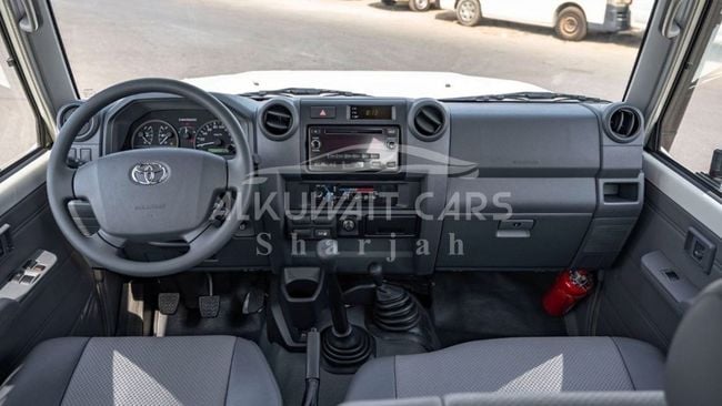 2024 Toyota Land Cruiser 70 Hard Top 3-Door 4.2-liter Diesel Engine White Grey SUV