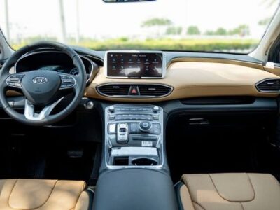 2023 Hyundai Santa Fe 2.5L MPI 4 Cylinder Petrol Engine Grey Tan SUV