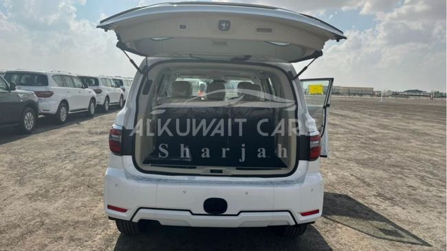 2023 Nissan Patrol Y62 Titanium 5.6 Litres 8 Cylinders Petrol Engine White Beige SUV