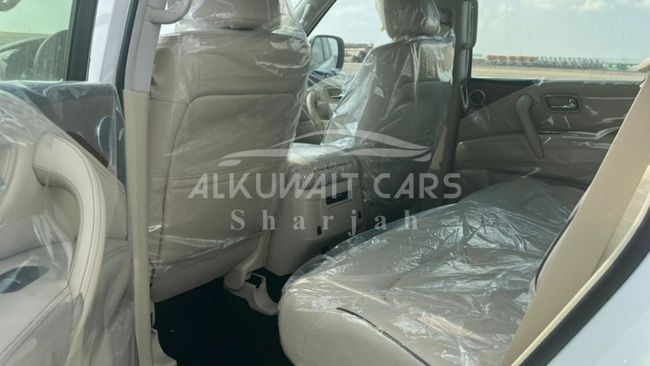 2023 Nissan Patrol Y62 Titanium 5.6 Litres 8 Cylinders Petrol Engine White Beige SUV