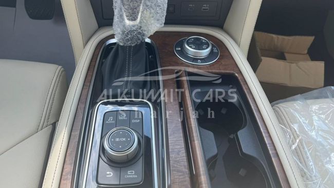 2023 Nissan Patrol Y62 Titanium 5.6 Litres 8 Cylinders Petrol Engine White Beige SUV