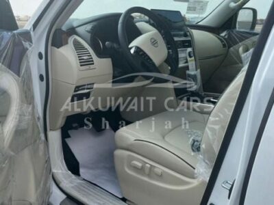 2023 Nissan Patrol Y62 Titanium 5.6 Litres 8 Cylinders Petrol Engine White Beige SUV