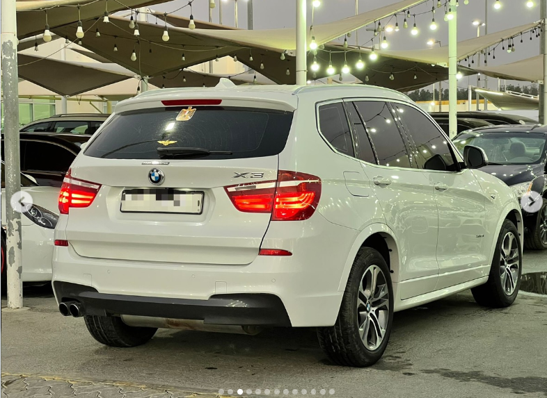 2016 BMW X3 2.0 Litres TwinPower Turbo Inline-4 Petrol Engine White Brown Luxury SUV