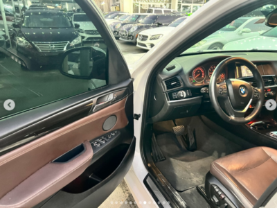 2016 BMW X3 2.0 Litres TwinPower Turbo Inline-4 Petrol Engine White Brown Luxury SUV