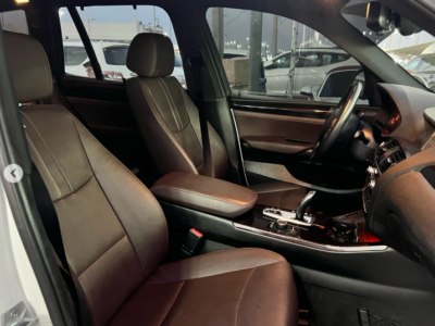 2016 BMW X3 2.0 Litres TwinPower Turbo Inline-4 Petrol Engine White Brown Luxury SUV