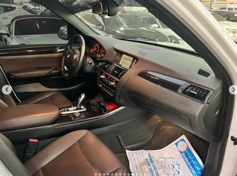 2016 BMW X3 2.0 Litres TwinPower Turbo Inline-4 Petrol Engine White Brown Luxury SUV