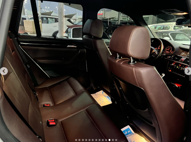 2016 BMW X3 2.0 Litres TwinPower Turbo Inline-4 Petrol Engine White Brown Luxury SUV