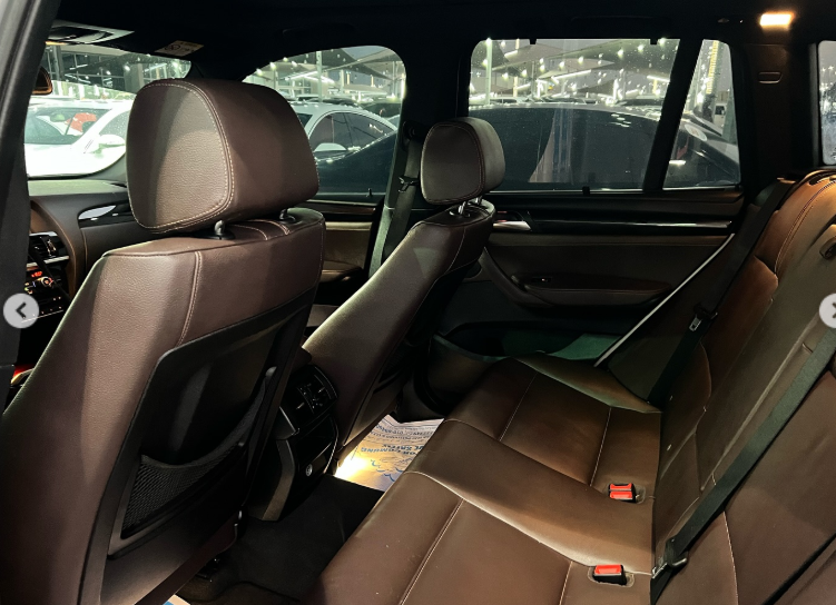 2016 BMW X3 2.0 Litres TwinPower Turbo Inline-4 Petrol Engine White Brown Luxury SUV