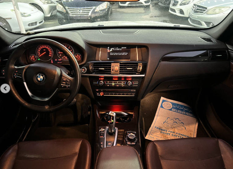 2016 BMW X3 2.0 Litres TwinPower Turbo Inline-4 Petrol Engine White Brown Luxury SUV