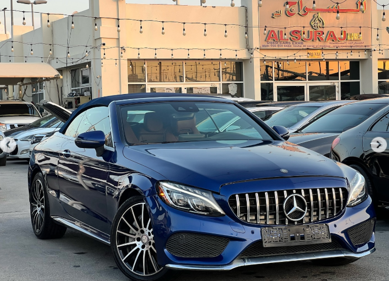 2018 Mercedes-Benz C300 2.0L turbocharged inline-4 Petrol Engine Brown Convertible