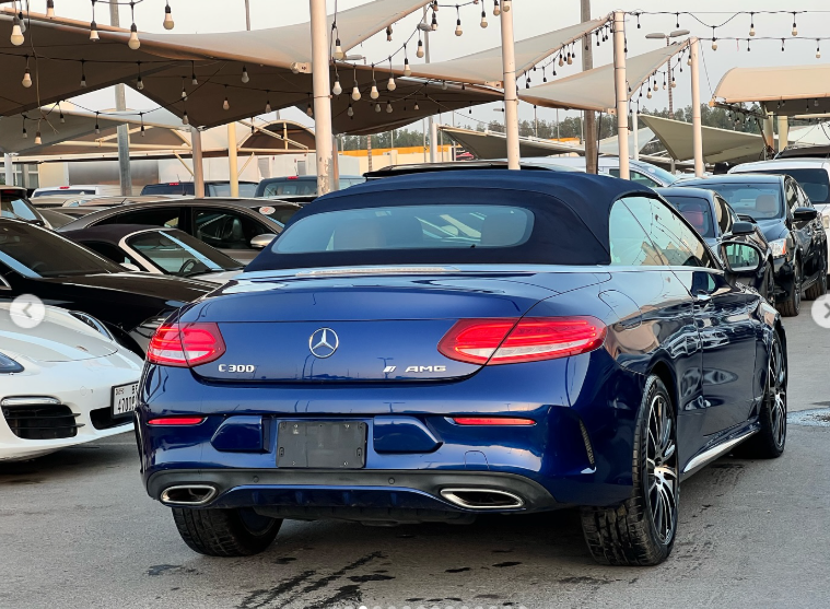 2018 Mercedes-Benz C300 2.0L turbocharged inline-4 Petrol Engine Brown Convertible