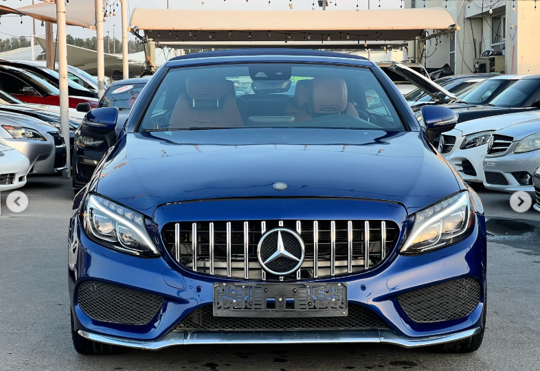 2018 Mercedes-Benz C300 2.0L turbocharged inline-4 Petrol Engine Brown Convertible