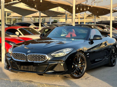 2019 BMW Z4 sDrive20i 2.0-liter turbocharged 4-cylinder Petrol Engine Blue Red Convertible