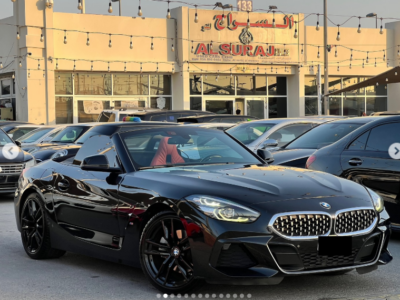 2019 BMW Z4 sDrive20i 2.0-liter turbocharged 4-cylinder Petrol Engine Blue Red Convertible