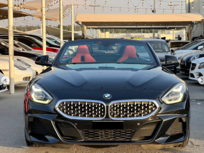 2019 BMW Z4 sDrive20i 2.0-liter turbocharged 4-cylinder Petrol Engine Blue Red Convertible