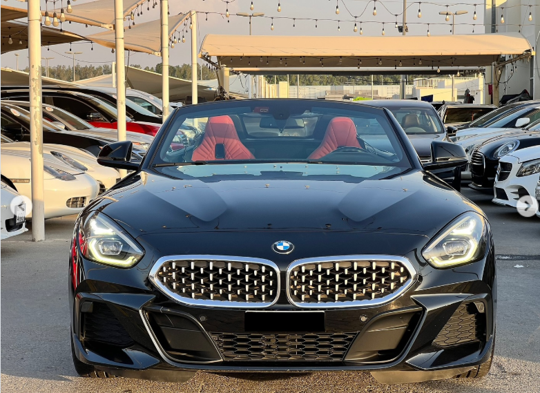 2019 BMW Z4 sDrive20i 2.0-liter turbocharged 4-cylinder Petrol Engine Blue Red Convertible