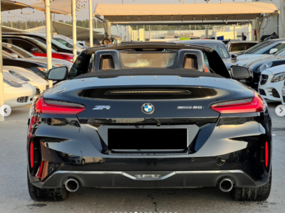 2019 BMW Z4 sDrive20i 2.0-liter turbocharged 4-cylinder Petrol Engine Blue Red Convertible