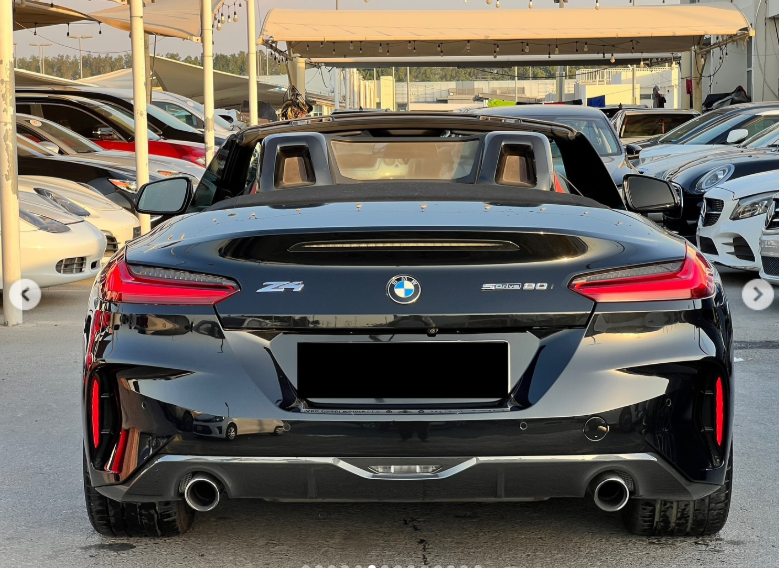 2019 BMW Z4 sDrive20i 2.0-liter turbocharged 4-cylinder Petrol Engine Blue Red Convertible