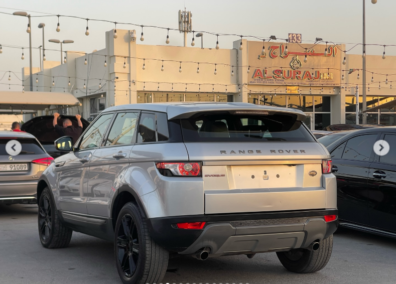 2015 Land Rover Range Rover Evoque 2.0L 4 Cylinders Turbocharged Petrol Silver Black SUV
