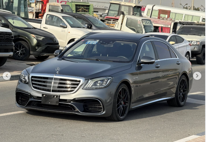 2018 Mercedes-Benz S 63 AMG 4.0 Litres V8 biturbo Petrol Engine Grey Sedan Automatic