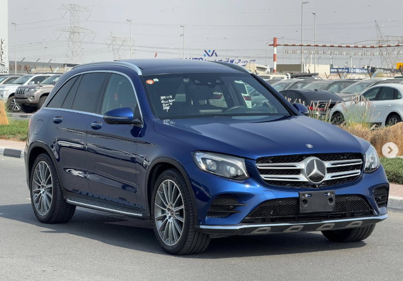 2017 Mercedes-Benz GLC 350e 4MATIC 2.0 Liters 4-cylinder inline Petrol Engine Blue Black SUV