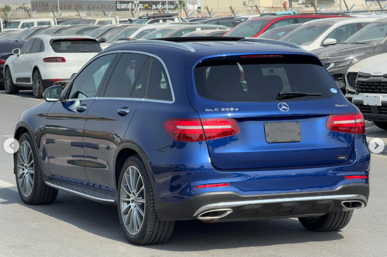 2017 Mercedes-Benz GLC 350e 4MATIC 2.0 Liters 4-cylinder inline Petrol Engine Blue Black SUV