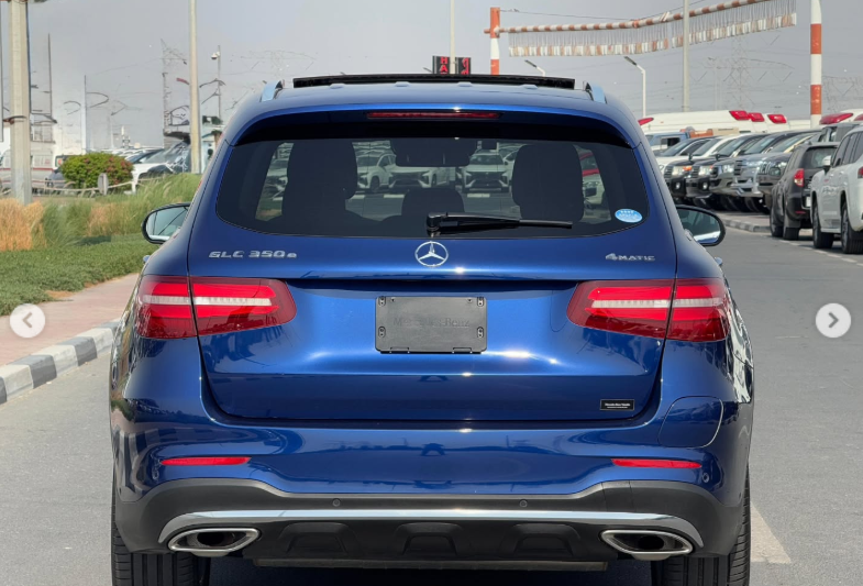 2017 Mercedes-Benz GLC 350e 4MATIC 2.0 Liters 4-cylinder inline Petrol Engine Blue Black SUV