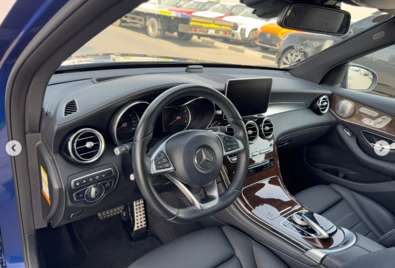 2017 Mercedes-Benz GLC 350e 4MATIC 2.0 Liters 4-cylinder inline Petrol Engine Blue Black SUV