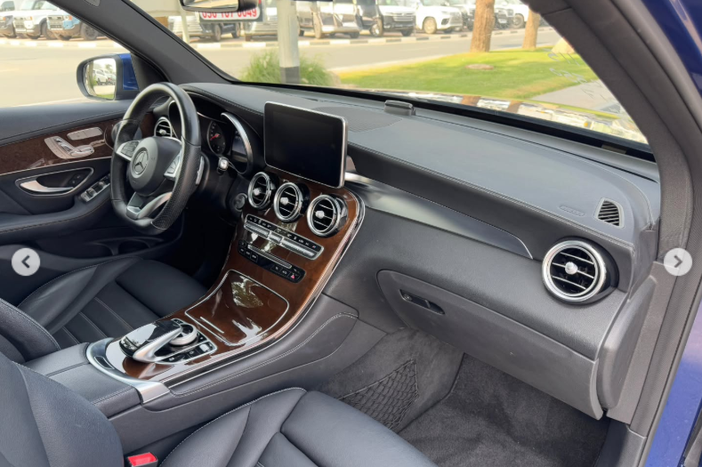 2017 Mercedes-Benz GLC 350e 4MATIC 2.0 Liters 4-cylinder inline Petrol Engine Blue Black SUV