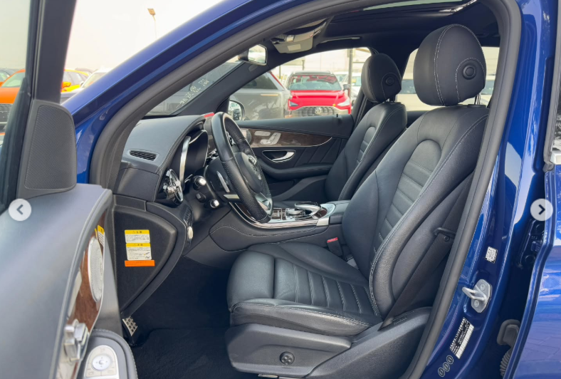 2017 Mercedes-Benz GLC 350e 4MATIC 2.0 Liters 4-cylinder inline Petrol Engine Blue Black SUV